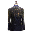 Navy Blue Dinner Jacket back