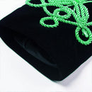 black and green tuxedo details