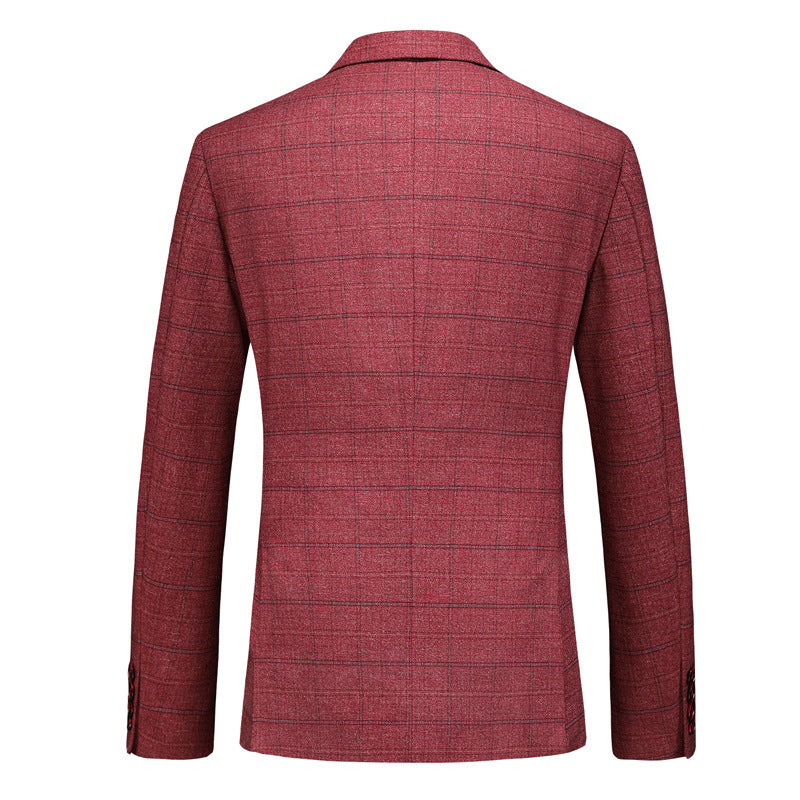 burgundy suit back