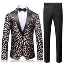 Leopard Print Black Blazer details - 5