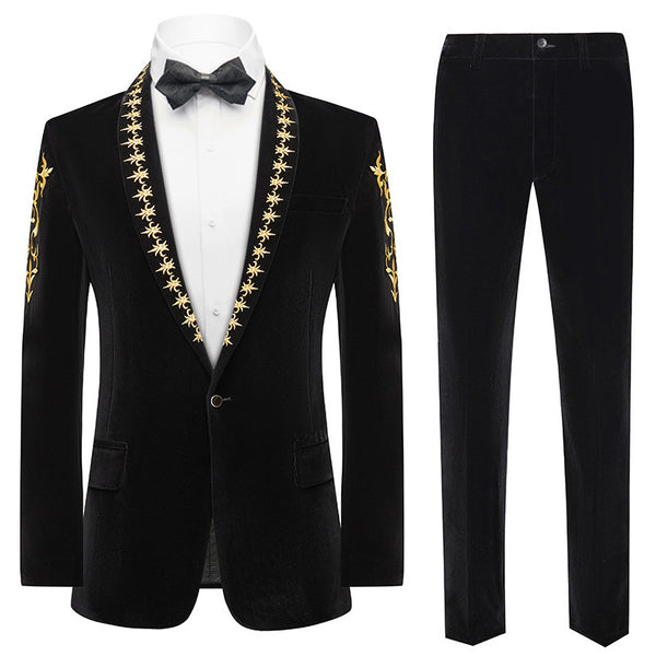【OVERDUEFLAIR】VELVET TIE JACKET _BLACK VELVET TIE JACKET _BLACK - overdueflair