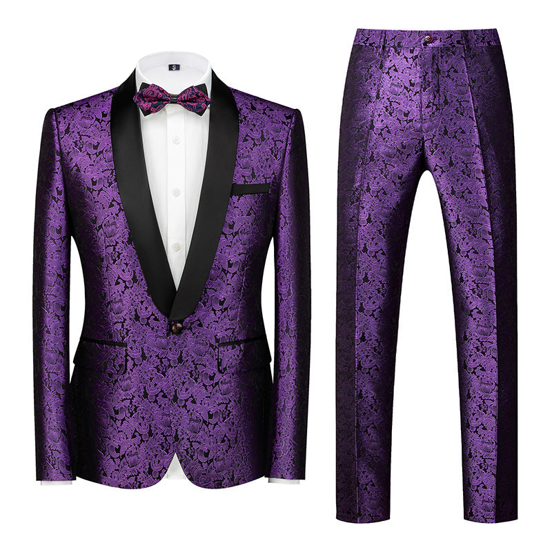 Dark Purple Tuxedo