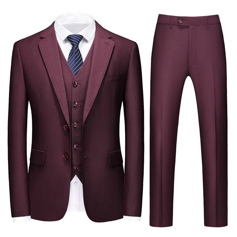 Burgundy Business Suit