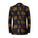 Navy Blue Tuxedo Jacket back