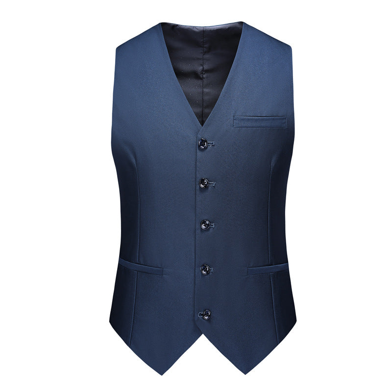 Navy Blue Business Suit vest