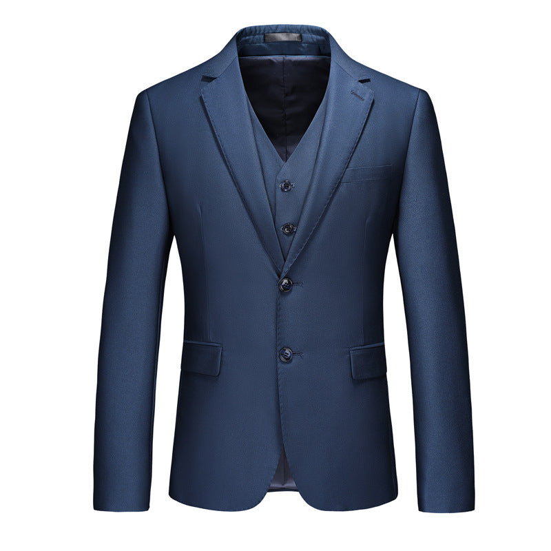 Navy Blue Business Suit - 1
