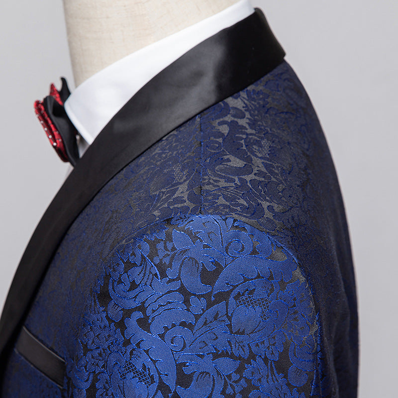 Royal Blue Tuxedo details