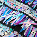 Sequin Tassels Colorful Tuxedo-3