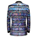 Sequin Tassels Colorful Tuxedo -1