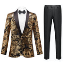 black embroidered tuxedo details - 5