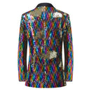 sequin rainbow tuxedo back