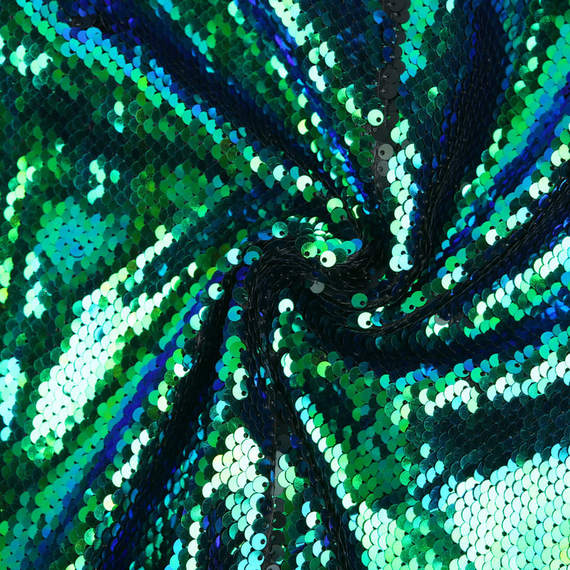 green sequin tuxedo details - 2