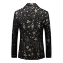 Starry Black Tuxedo Jacket back