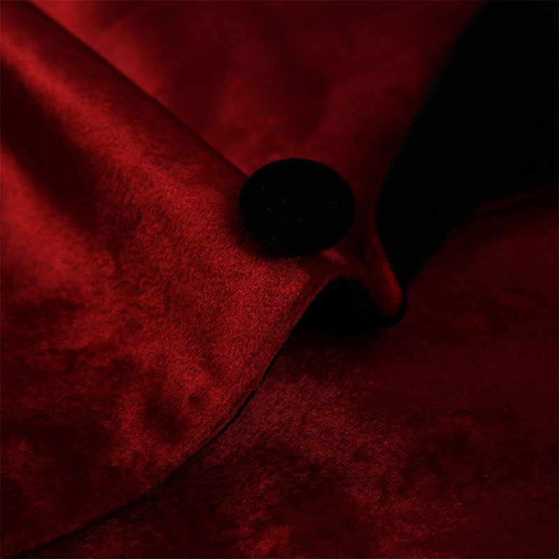 Burgundy Tuxedo fabric - 2