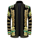 black embroidered tuxedo