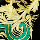 black embroidered tuxedo details - 5