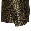 Men's 2-Piece Suits Jacquard Tuxedo Gold - www.tuxedoaction.com