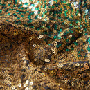 Sequin Tuxedo Jacket Green Gold details - 5