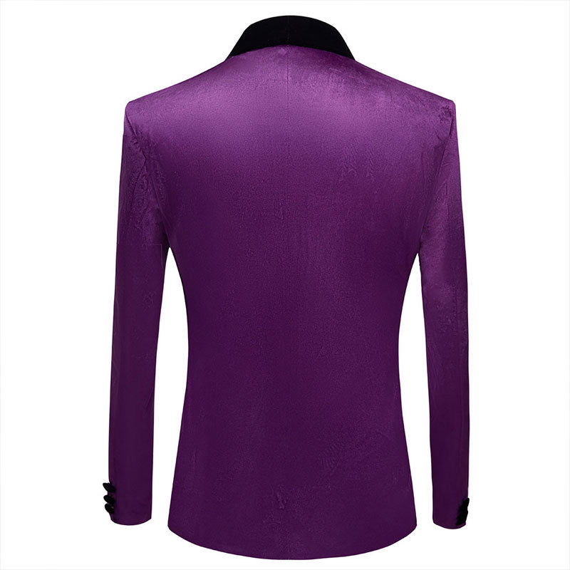 purple tuxedo back
