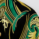 black embroidered tuxedo details - 1