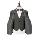 dark grey tuxedo details