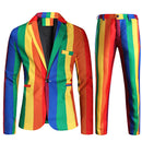 Rainbow Pinsripe Blazer
