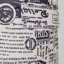 newspaper black and white tuxedo details