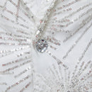 radial line pattern white suit jacket details